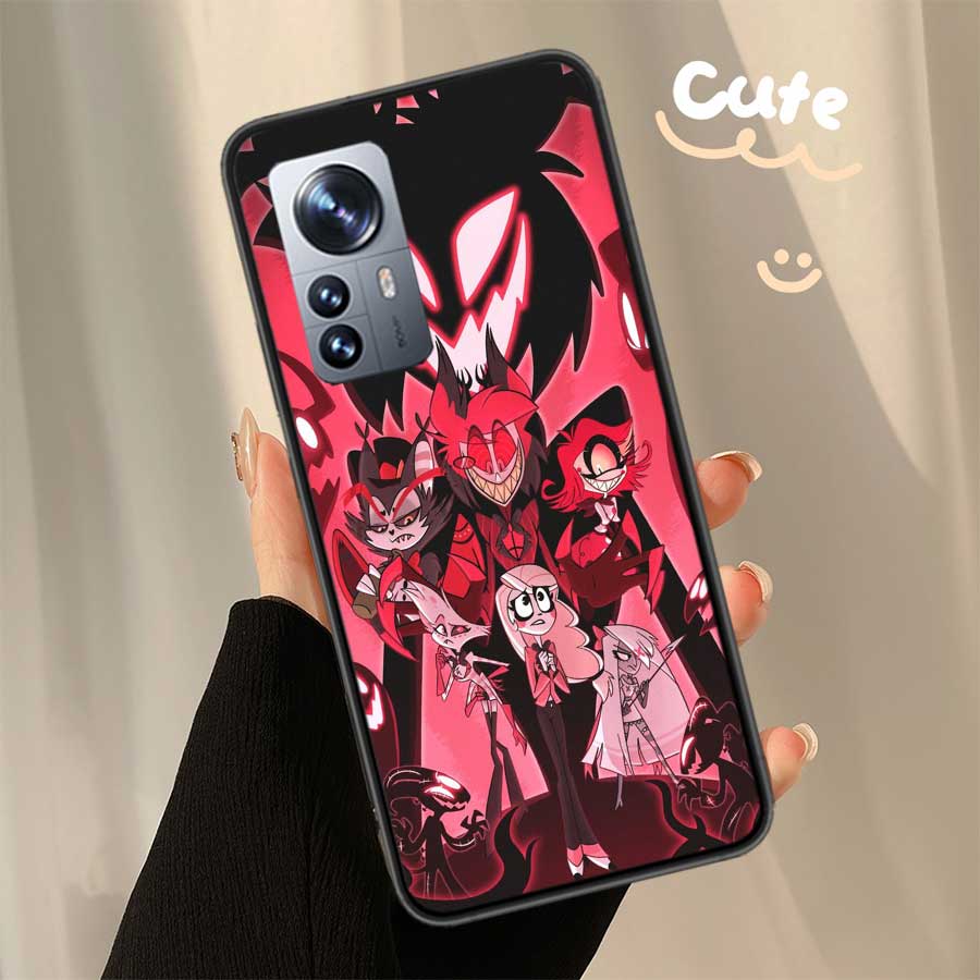 Anime H-Hazbin-H-Hotel Phone Case For Xiaomi 14 F7 Ultra Mi 15 Poco M6 M5S F6 F5 F3 X7 X6 X5 X3 11T 10T Pro 11 Lite Cover Coque