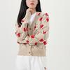 New MLB Sweaters Women's Beige Yellow 3FKCH0124-43BGS