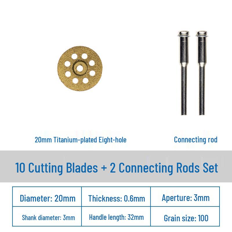 Diamond Cutting Disc for Grout, Jade, Glass, Ceramic; Seam Cleaning Blade for Hand Drill, Small Slice for Wine Bottles.