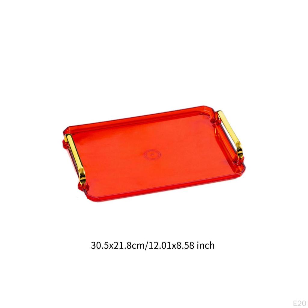 Elegant Bathroom Serving Tray, Modern Vanity Tray