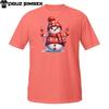 Festliches Schneemann T-Shirt für Damen Herren – Niedrige Rote Strickmütze und Pullover Xmas Design