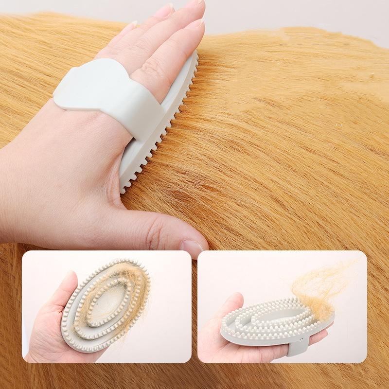 Fashional Puppy Wash Tools Flexible Pets Supplies Massage Rubber Bristles Curry Comb Dog Bath Brush Cat Massage Comb