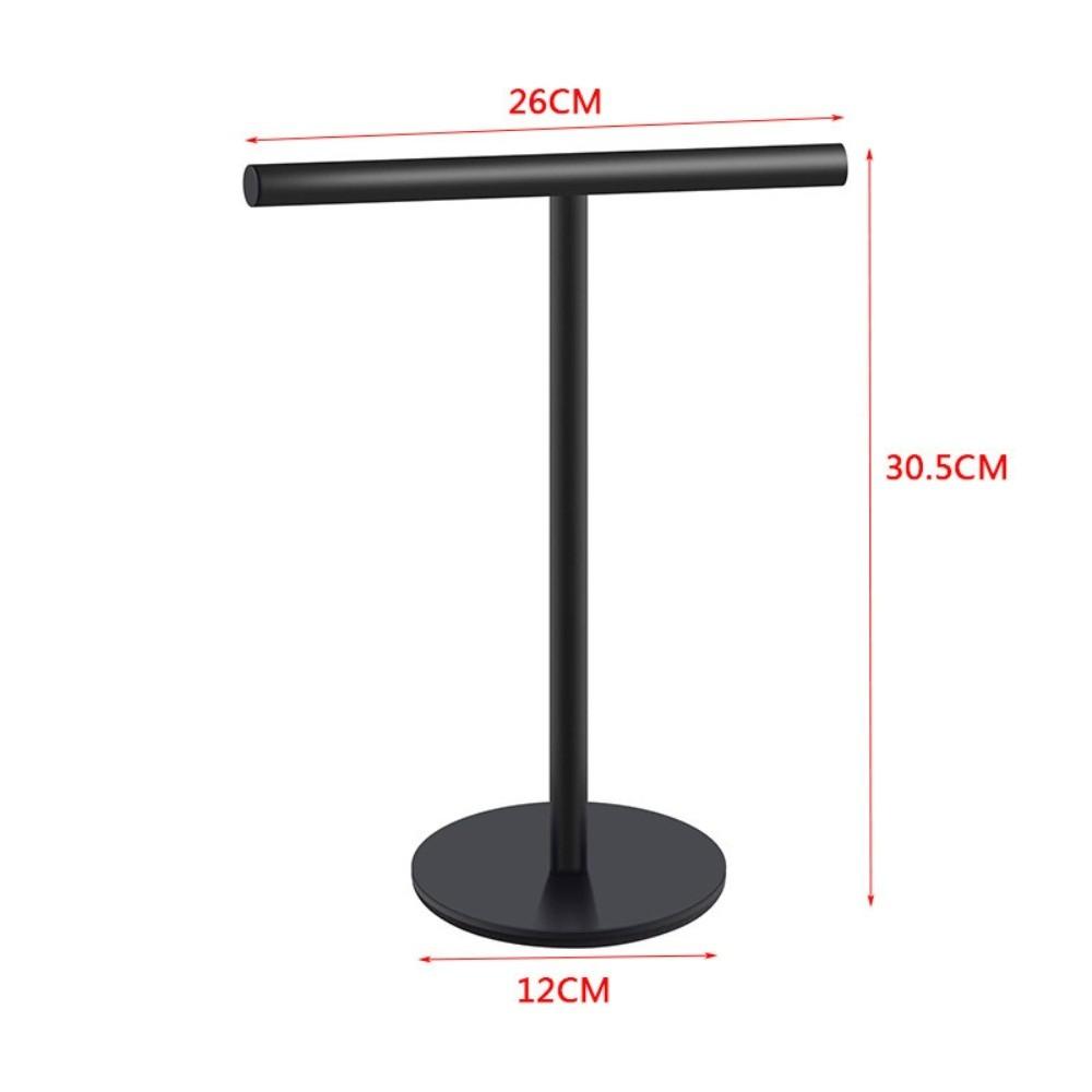 Stainless Steel T-Shape Holder Movable Bathroom Racks New Towel Bar Rack  Bathroom