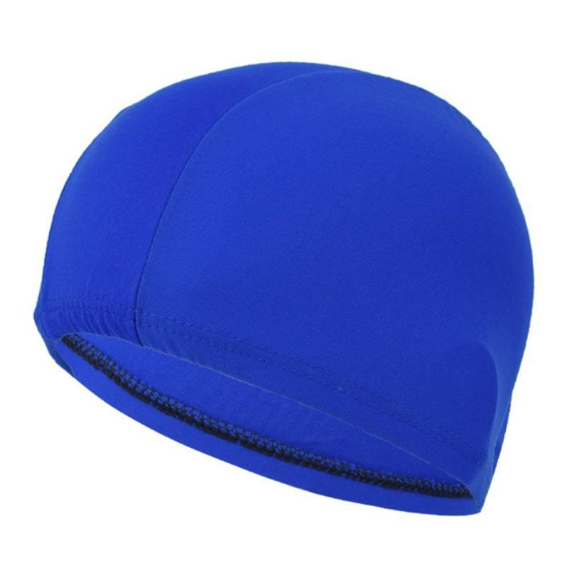 Color Solid Nylon Swimming Cap Durable High Elasticity Hat Outdoor Activities