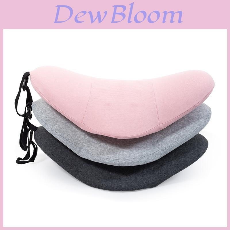 Memory Foam Lumbar Pillow For Pregnancy And Bed Support With Cotton Cover For Home And Car Use
