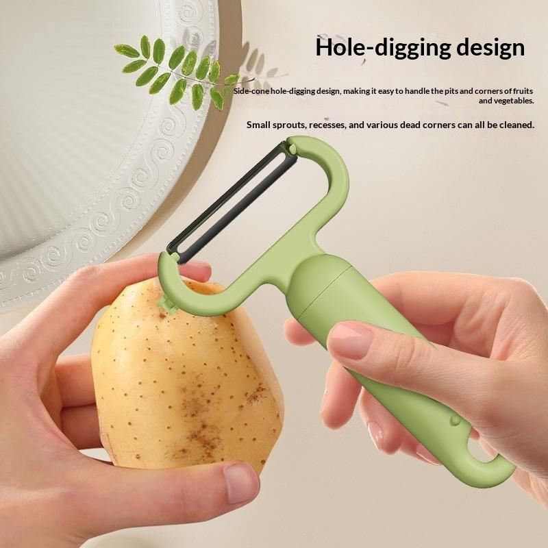 Stainless Steel Peeler With Pp Handle, Potato And Household Vegetable Peeler, Fruit Knife, Kitchen Utensils