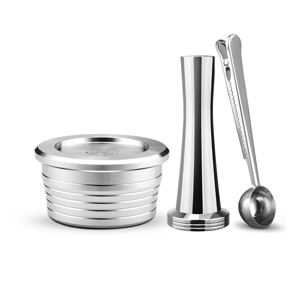 Para Máquina de Café Delta Q NDIQ7323 Cápsula Reutilizável Aço Inoxidável Filtros de Café Recarregáveis Copo Acessórios de Café