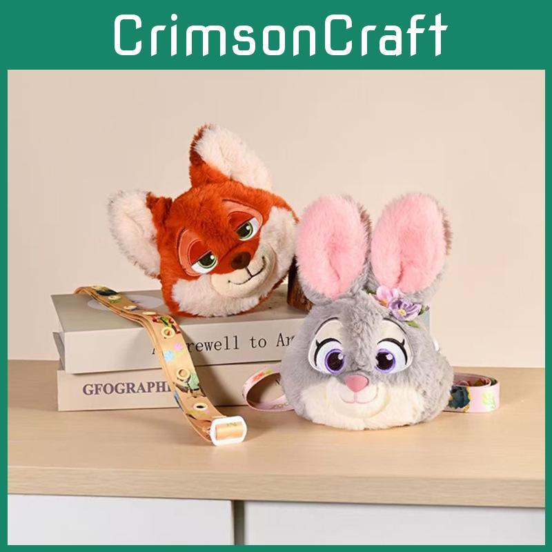 Zootopia Wilde Nick Spring Day Girls Floral Crossbody Bag Plush Bag Doll