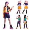 Halloween Kinder Zoey Mira Rumi Cosplay Kostüm Karneval, K-Pop Hunters Girlgroup Idol Rollenspiel Verkleidung Outfit Anzug