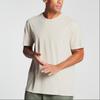 Adidas T Shirts Men's Beige Crew Neck Moderate Straight Fit HS9063