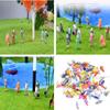 LIKENNY Scene Collection Human Diorama Painted 100 Set for Miniature Train DIY Garden Micro Landscape Decorations Figures, Figures, Models, 1150