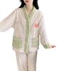 Women's Coral Fleece Pajamas - Warm, Thick, & Sweet Flannel for Fall/Winter, Wear Indoors/Outdoors