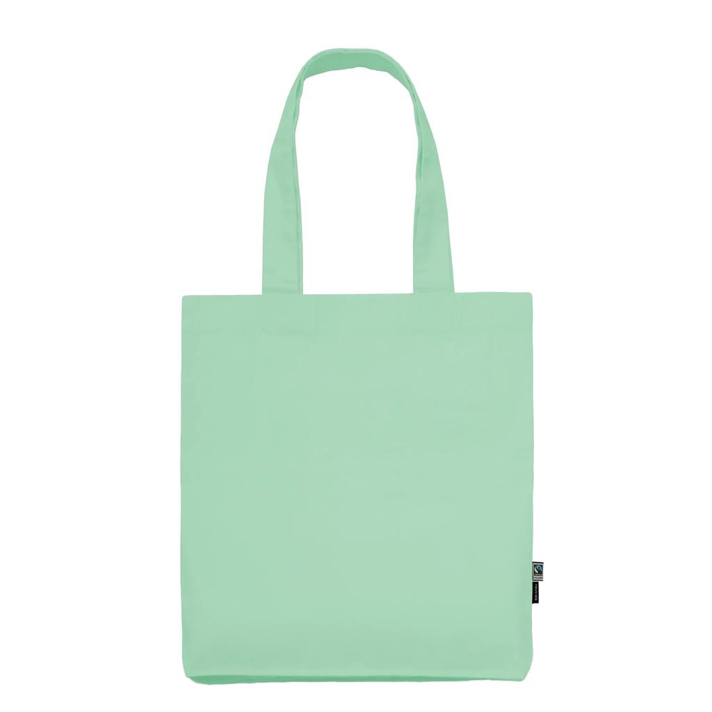 Neutral Plain Twill Long Handle Tote Bag