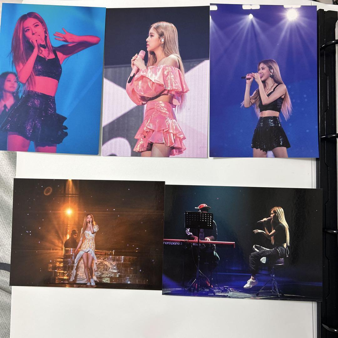 

[Б/У] BLACKPINK in your seoul открытка роза 5 шт.