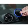 For Porsche Panamera 2010-2016 ABS Blue Center Console Clock Ring Cover Trim 1pc