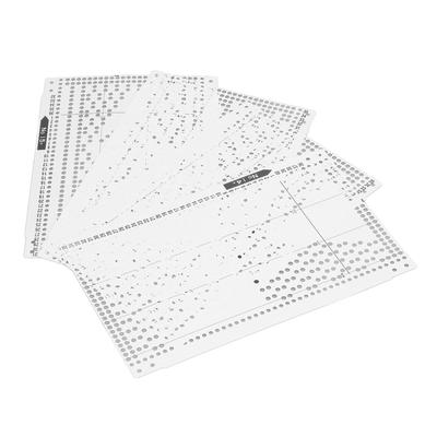 15Pcs Knitting Machine Punch Card Rich Style Soft Durable Plastic Knitting Flower Card for KH868