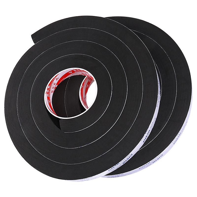 Self-Adhesive Black EVA Foam Strip for Cushioning and Window Sealing 