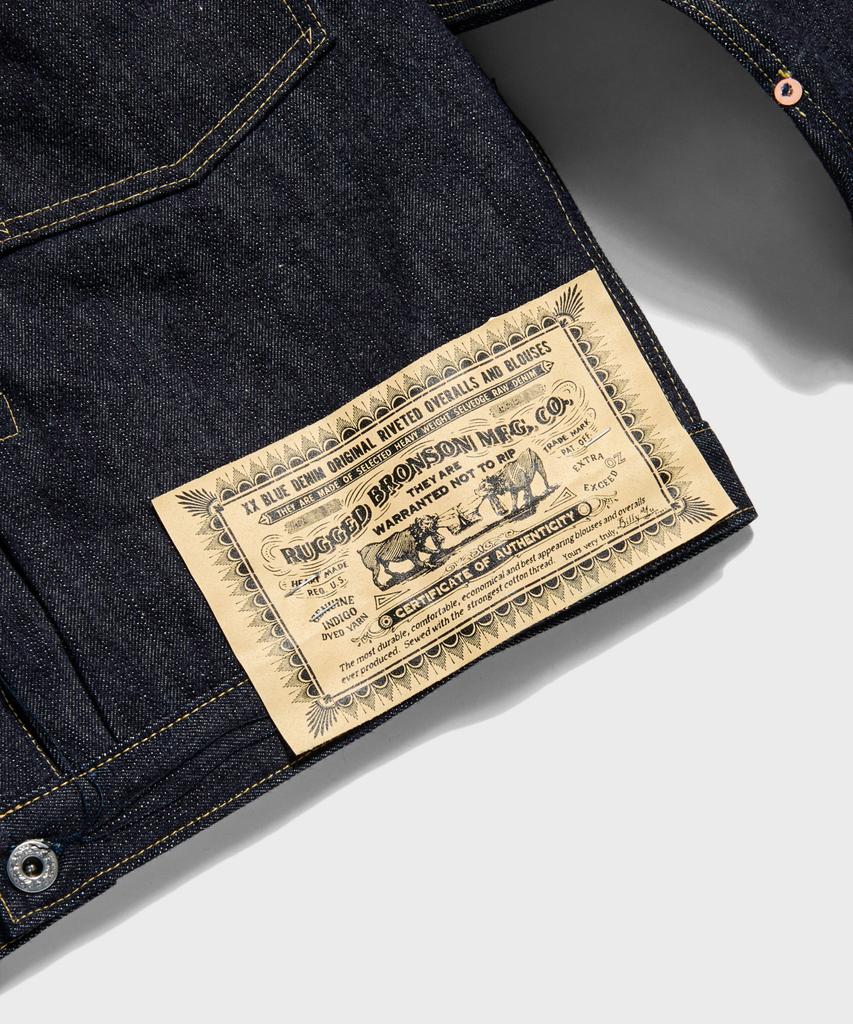 Bronson S806Xx 1943 War Simplified Model 1St Selvedge Denim Jacket