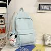 Schoolbag Japanese bow girl schoolbag ins style Korean version simple and versatile junior and high school students small fresh backpack