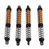 4Pcs 1Celsius10 Model Car Dual Spring Shock Damper Alloy 1Celsius10 RC Dampers with 8 Spare Springs 120mm