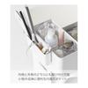 Yamazaki Jitsugyo Nail Light & Gel Nail Supplies Storage Case White Body: Approx. W26 x D21 x H23.6cm Tower Nail Storage Nail Care Accessory Storage