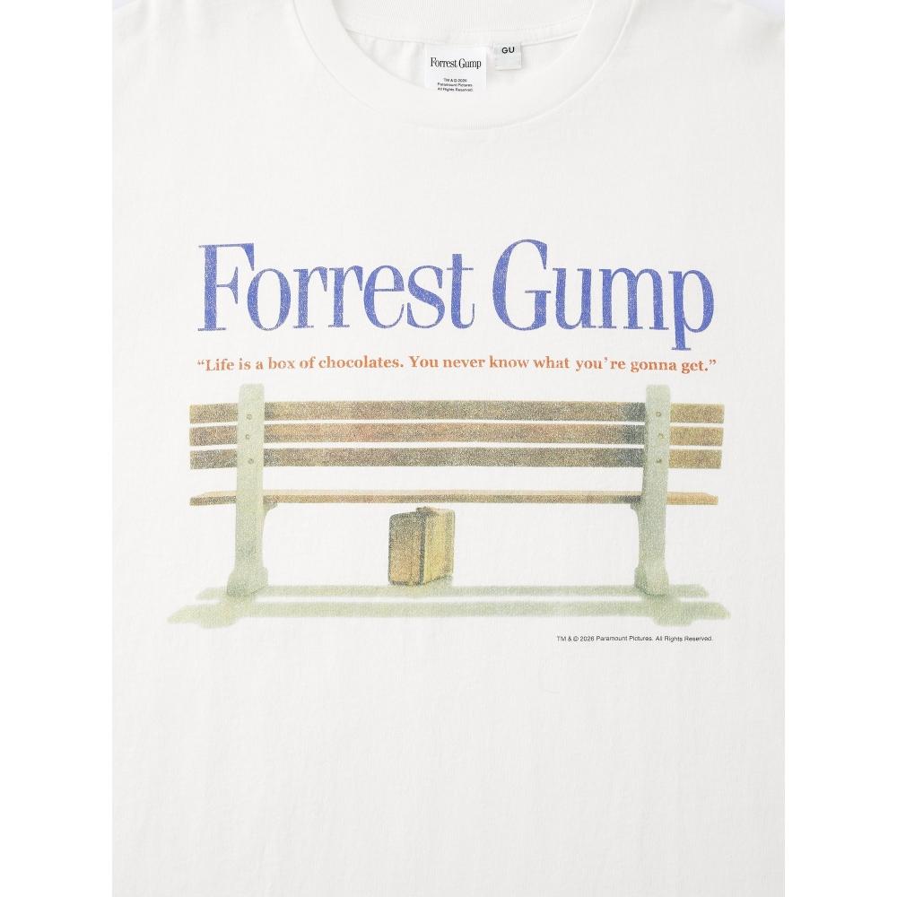 Gu By Uniqlo Washed Graphic T forresT Gump