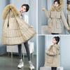 Einteilige Parkas für Damen, dreifach tragbar, mittellang, herausnehmbares Innenfutter, neue Baumwollwattierte Jacke, verdickte Winterjacke