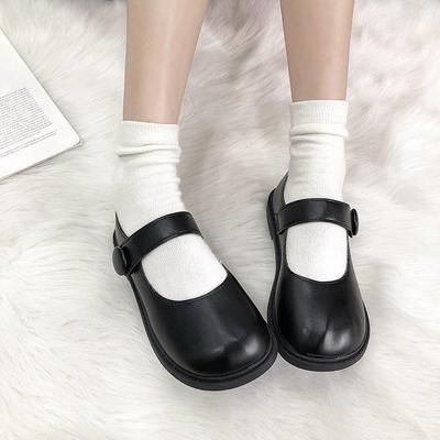 Scarpe Mary Jane stile giapponese 2024 Donna Vintage Sorella Morbida Ragazze scarpe basse con Zeppa Studente Universitaria Scarpe Lolita womenty76
