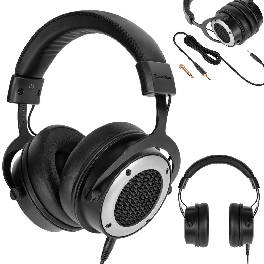 Kruger&Matz Studio Pro Over-Ear Headphones, Semi-Open, Neodymium, 50mm, Studio