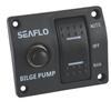 Seaflo 3-Way Sewage Pump Switch Panel (automatic-off-manual) 24V W/Built-in Fuse Holder
