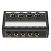 MH400 Ultra Low-Noise 4-Channel Line Mixer Mini Audio Mixer with 1/4-inch TS Inputs   Output Volume Control for Guitars Bass Keyboards