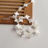 Natural Shell 13mm White Mother-of-Pearl Clover Bead for Jewelry DIY