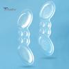 Transparent 1 Pair Heel Silicone Pads Non-slip Anti-wear Adhesive Soft Relief Pain Foot Care Women Men Invisible Insole Stickers Shoes Accessories