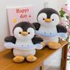 Penguin Plush Toy Cartoon Swim Ring Pillow for Children