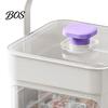 Flexible Ice Cube Maker 2-In-1 Tray, And Storage Bin Set, Large Capacity 25-Cell Reusable Mold with Lid One-Click Easy Release Maker, for Camping
