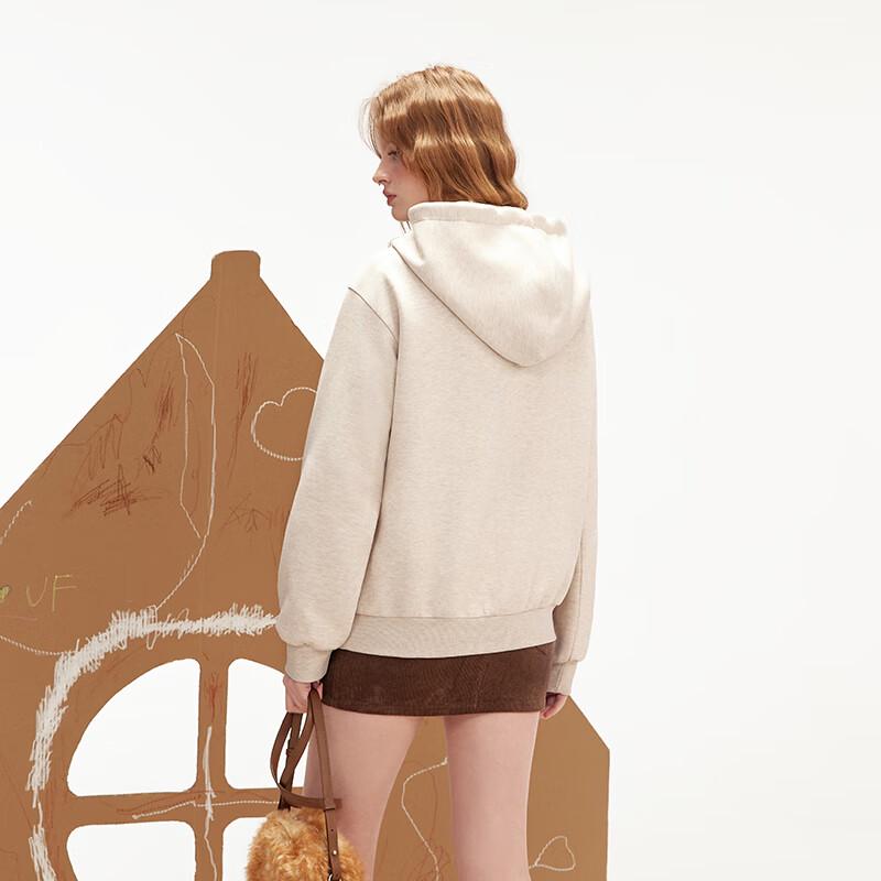 unifree Sweet Rabbit Graphic Hooded Sweatshirt