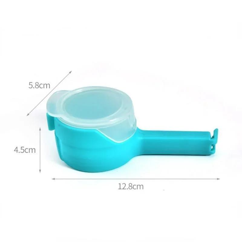 1-4 Pezzi Clip per Sacchetti per Alimenti Conservazione Alimenti Clip Sigillanti con Beccuccio Versatore Clip per Sacchetti Patatine da Cucina Tappo di Plastica Clip Sigillante Conservazione Cucina