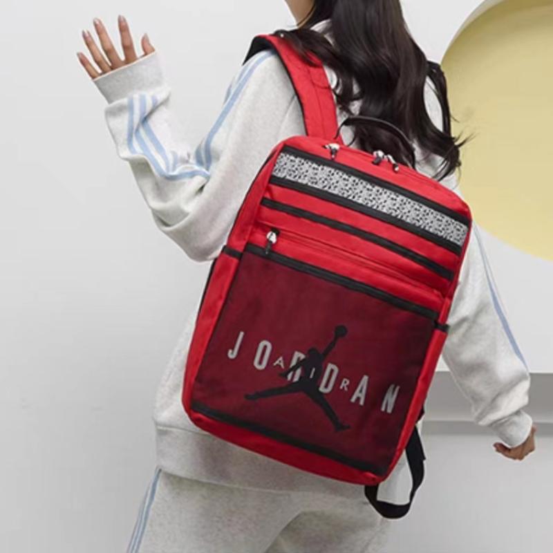 Jordan Polyester Backpack Regular Unisex Red Jordan 9A0185-R78