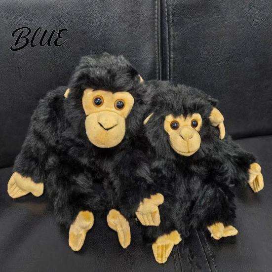 Anxiety Relief Plush Doll Chimpanzee Emotional Support Monkey 9.84 Inch Soft Stuffed Animal Companion Toy Pillow Boxing Cuddle Buddy Stress