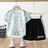 New Children's Set, Boys' Set, Camouflage T-shirt