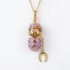 Overseas Popular Flower Star Moon Animal Marine Element Opening And Closing Pendant Copper Necklace Gift