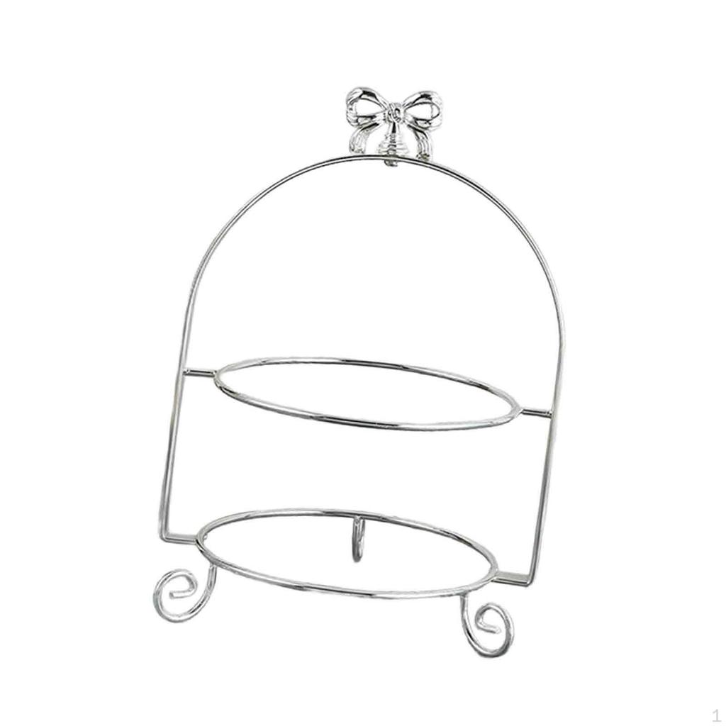 Cake Stand Rack Decorative Dessert Display Tiered Tray Table for Countertop