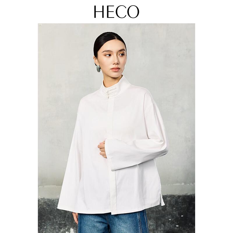 

HECO SuYin New Chinese Style Stand Collar Long Sleeve Women s Shirt M