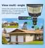 6MP Outdoor Solar Street Light Camera, 20X Zoom, Full Color Night Vision, PTZ, Dual Picture