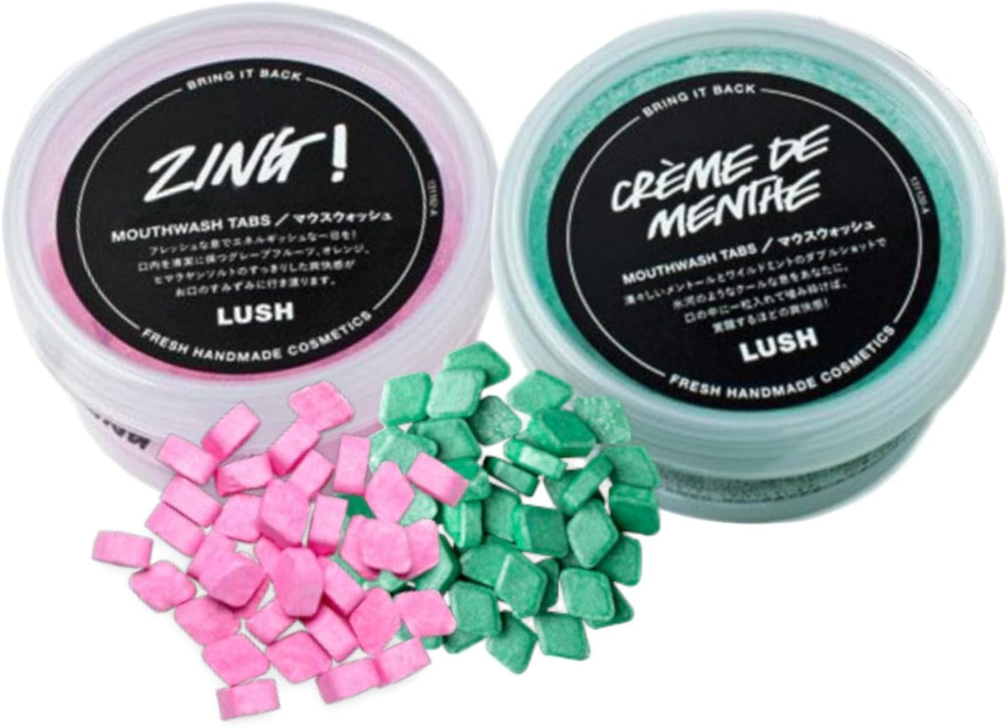 

LUSH Ополаскиватель для рта 45 г Мята x (Крем Zing!)