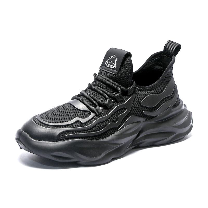 Men's shoes summer mesh breathable non-smelly foot shoes dad shoes trendy versatile lightweight fly-woven casual sports shoes