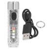 Keychain Flashlight 10 Lighting Modes 5LED TYPE C Fast Charging IP65 Waterproof Portable Keychain Light with Magnetic