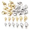 30pcs/lot 12*7mm 10*5mm Stainless Steel Gold Plated Lobster Clasp Hooks for Necklace&Bracelet Chain DIY Fashion Jewelry Findings