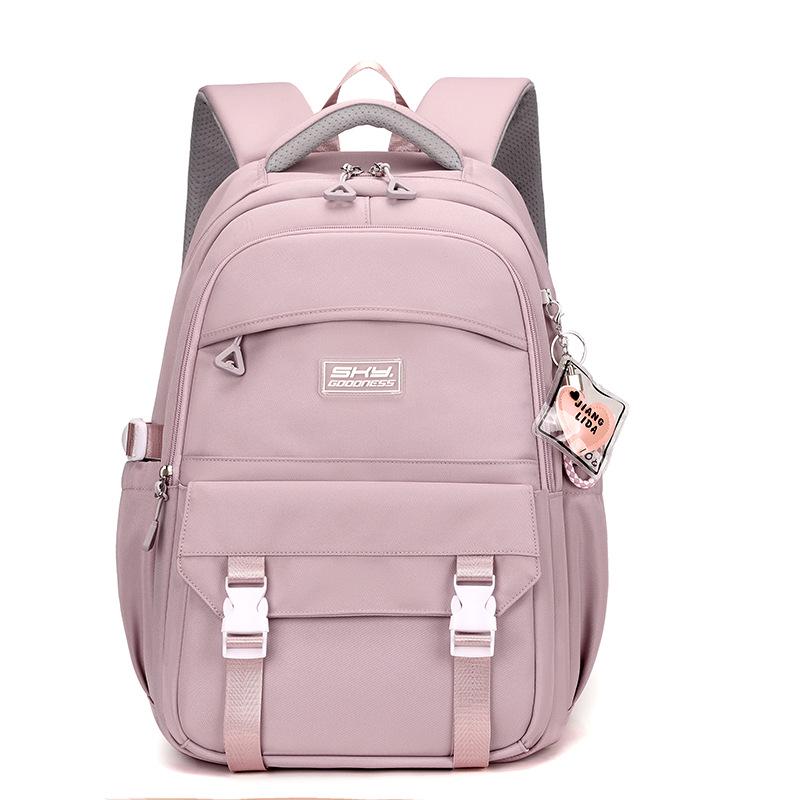 

Women s Large-Capacity Backpack for Students - Casual, Japanese Style світло-фіолетового кольору