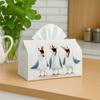 1pc, 2D Flat Printing, Tissue Box Printed Tissue Box, Suitable for Bathrooms, Living Rooms, Bedrooms, Dressing Tables, Coffee Tables And Dining Tables